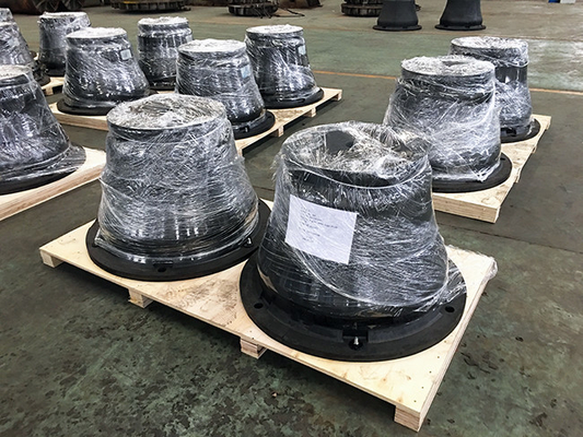 Природного каучука цвета гибкого NBR обвайзеров конуса ISO9001 ранг резинового черного военноморская