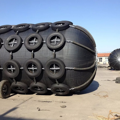 D1000 L1500 Морской пневматический резиновый фендер Понтонный буй Надувный