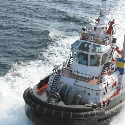 Морские цилиндрические резиновые буксирные лодки