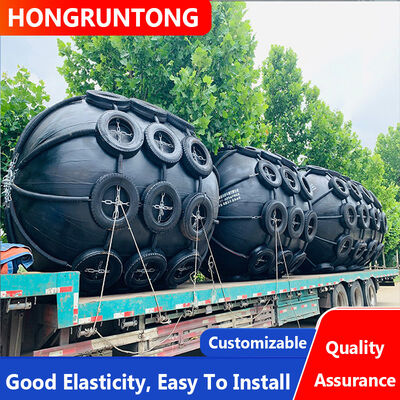 Йокогама Пневматический фендер Высшее противосоприкосновение Укрепленная резина Прочность Стабильная