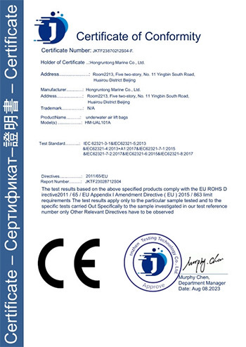 КИТАЙ Hongruntong Marine Co., Ltd. Сертификаты